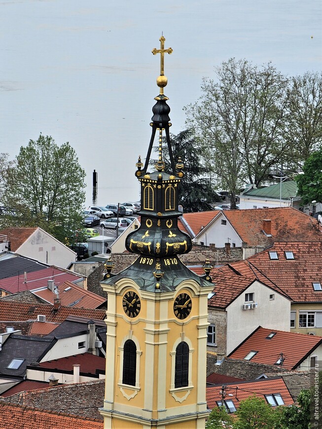 Купол колокольни церкви Св. Николая Чудотворца. Дата «1870» – это год ее реставрации после пожара 1867 г.