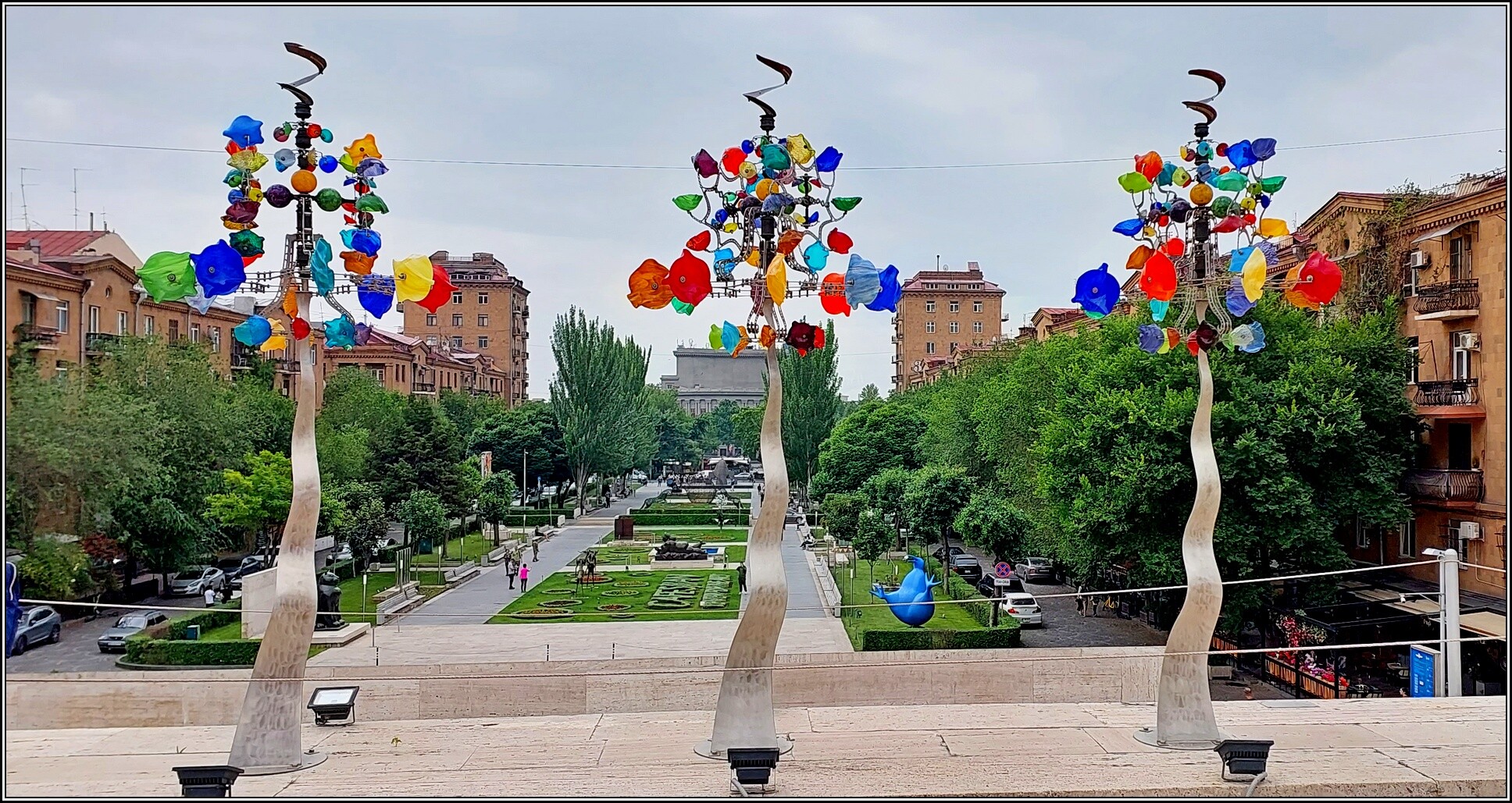 Ереван каскад карта
