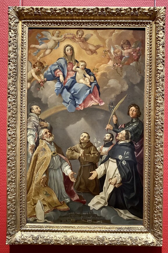 Богородица с младенцем и святые-покровители Болоньи. 1630 г.