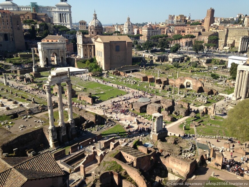 Самостоятельно по античному Риму — Палатинский холм и Римский Форум