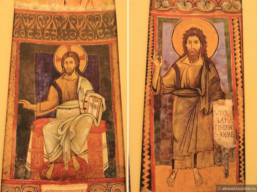 Христос на троне и Иоанн Креститель.