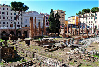 В Риме для туристов открыли место убийства Цезаря