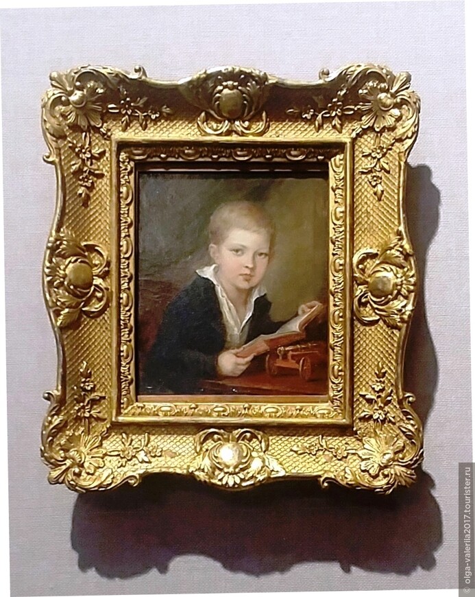 Портрет Михаила Андреевича Оболенского ребенком.  около 1812 г.