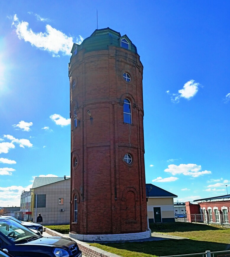 Водонапорная башня рядом с вокзалом. 1914 г., объект культурного наследия