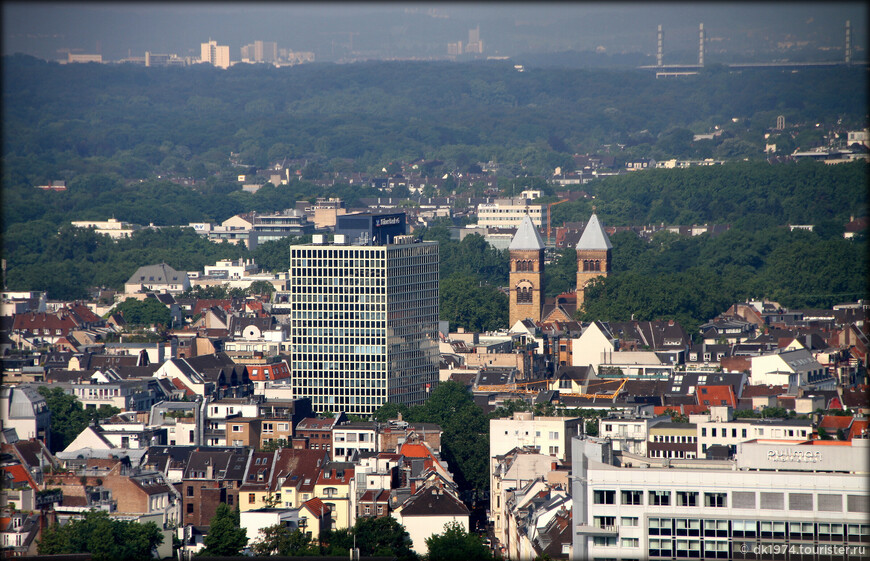 Готическая смотровая площадка города Кёльн
