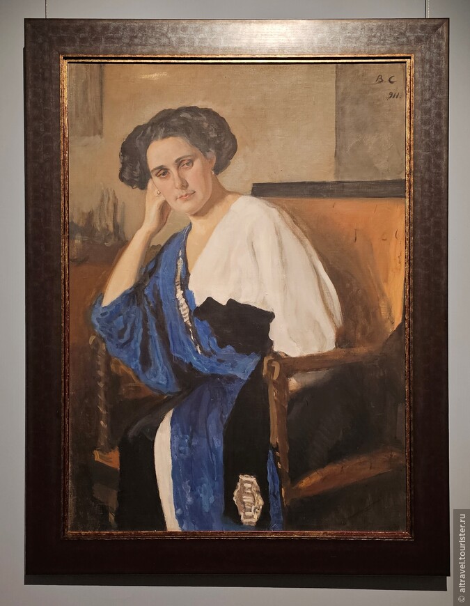 В.А.Серов. Портрет Е.А.Балиной. 1911. Из постоянной коллекции НГХМ.