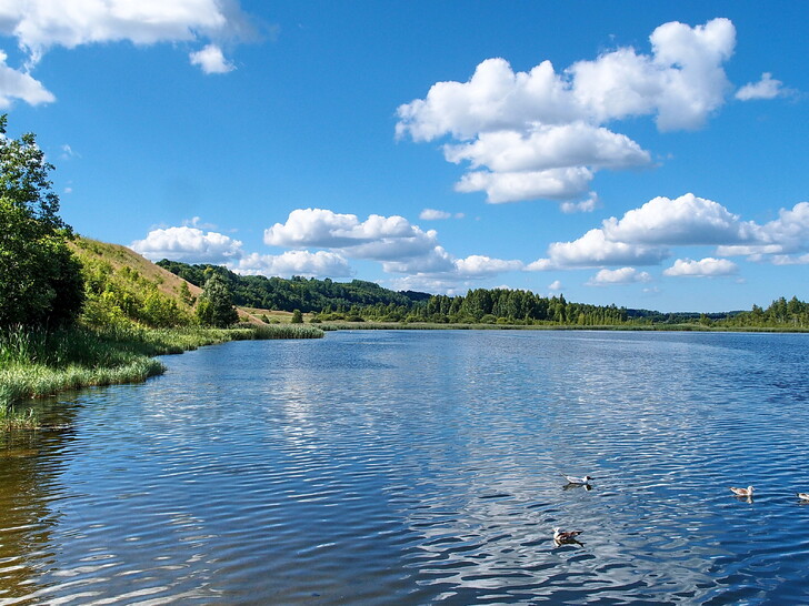 Городищенское озеро в Изборске