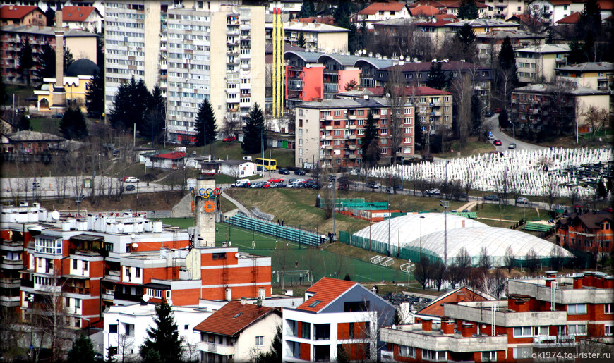 Сараево — вид сверху 