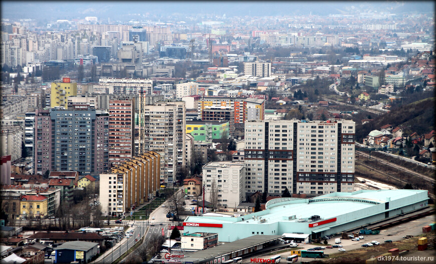 Сараево — вид сверху 