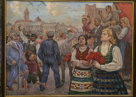 Вторая мировая в советской литовской живописи