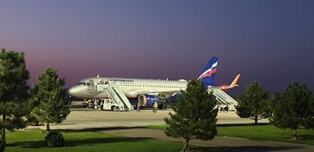 В аэропорту Екатеринбурга самолёт «Аэрофлота» столкнулся с птицами 