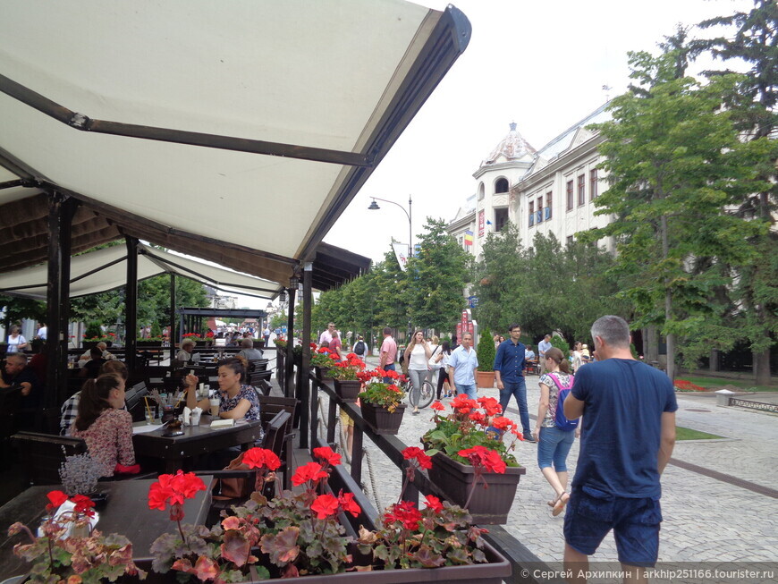 Бульвар Стефана Великого — главная пешеходная улица города Яссы (Румыния)