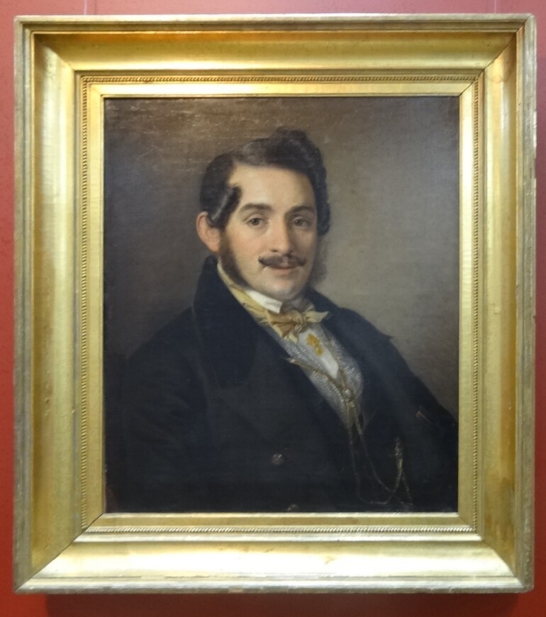 Тропинин Василий Андреевич ( 1776-1857) Портрет неизвестного 1838 Холст, масло