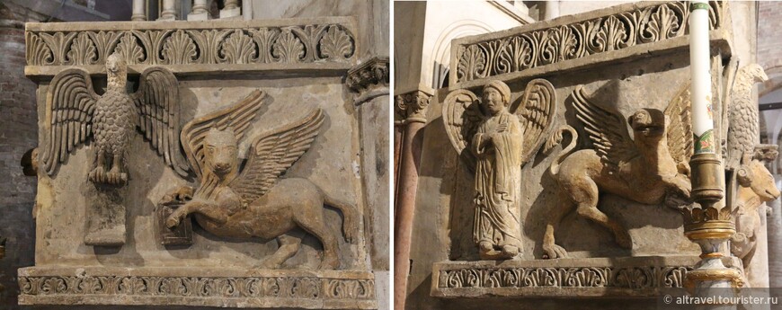  Изображения евангелистических символов на пристроенной к эдикуле кафедре датируются более поздним периодом.