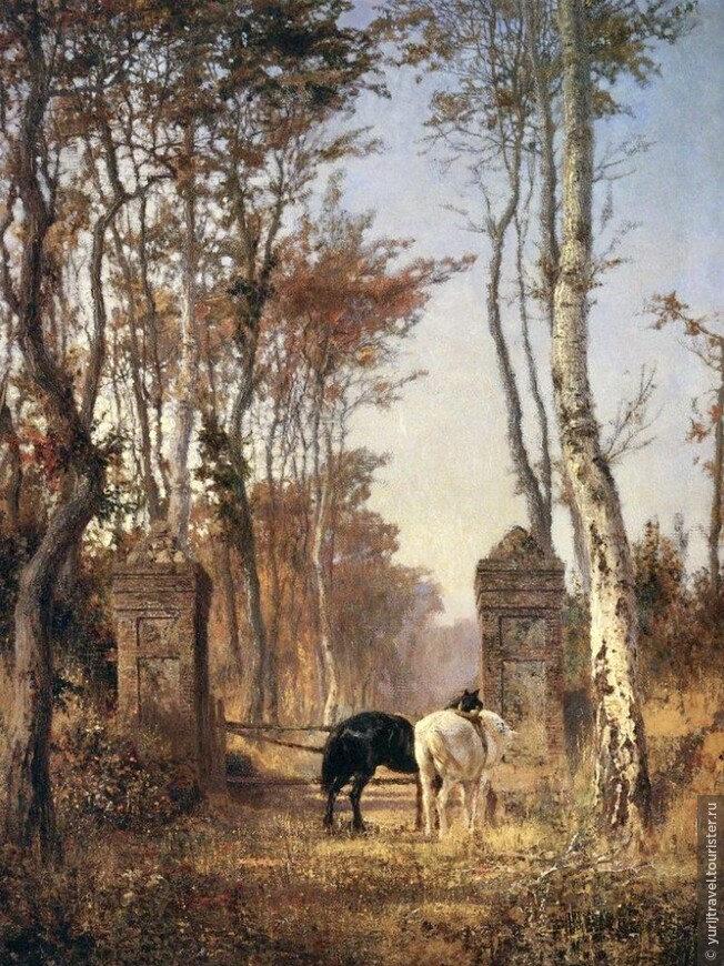 Василий Поленов. «В старом парке. Местечко Вель в Нормандии», 1874 г.