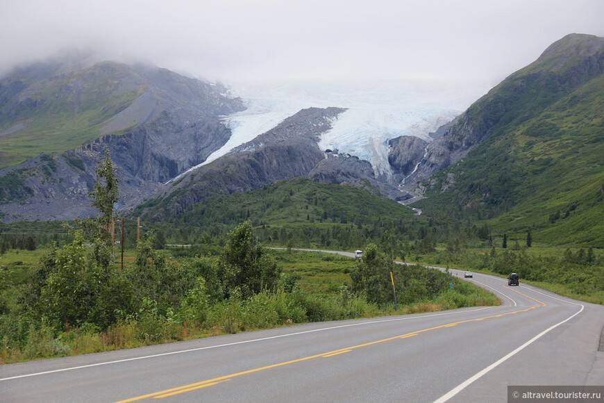 Вортингтонский ледник: виды издалека и вблизи.