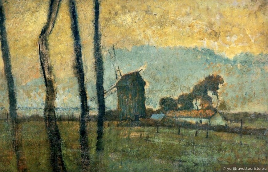 Эдгар Дега, «Пейзаж в Сен-Валери-сюр-Сомм», 1893