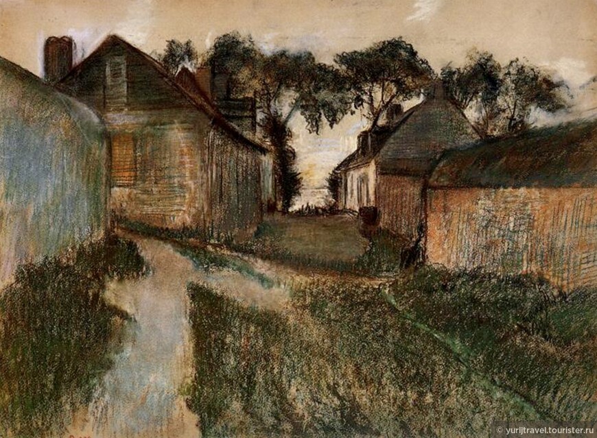 Эдгар Дега, 1895 г. «Рю Кенуа, Сен-Валери-сюр-Сом»