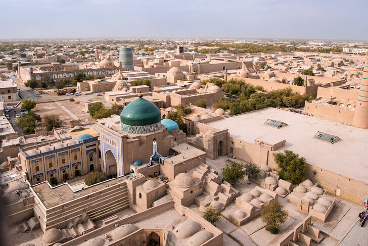 Чтобы посмотреть Узбекистан с высоты, придется подниматься на минареты. Хива, Ичан-Кала