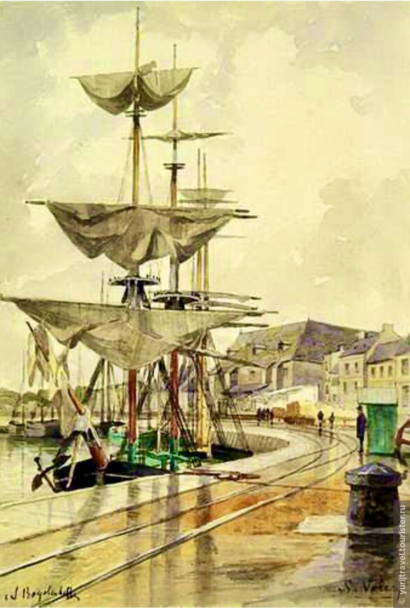 Алексей Боголюбов, 1859 г. Набережная Сен-Валери-ан-Ко