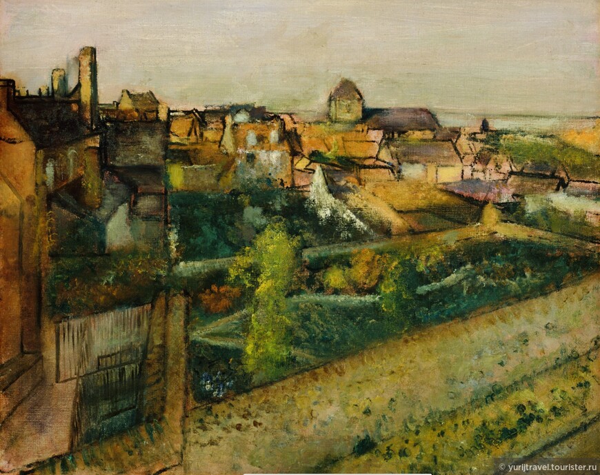 Эдгар Дега, «Вид на Сен-Валери-сюр-Сом», 1896; Нью-Йорк