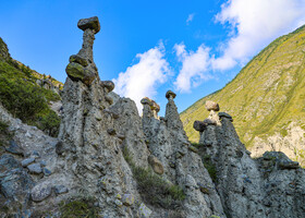 Кату-Ярык и каменные грибы в долине Чулышман