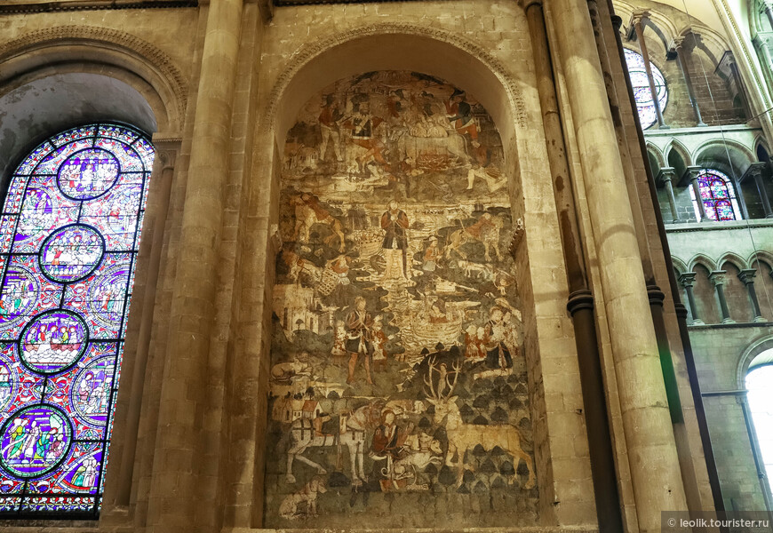 Фрески в часовне св.Ансельма 12 век.
