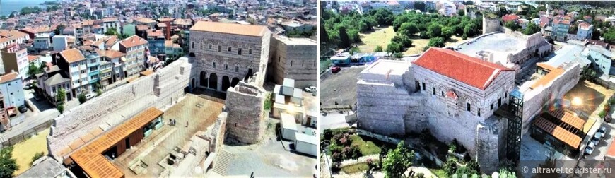 Вид сверху на дворец Текфур после его восстановления (фото из интернета).