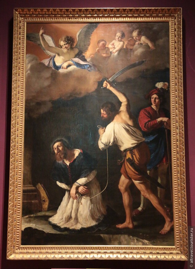 Гверчино (Джованни Франческо Барбьери, 1591-1666). Мученичество Св. Маврелия. 1634-35. Гверчино - уроженец Феррары, но воспитанный в традициях болонской школы, был одним из самых знаменитых барочных художников Италии.