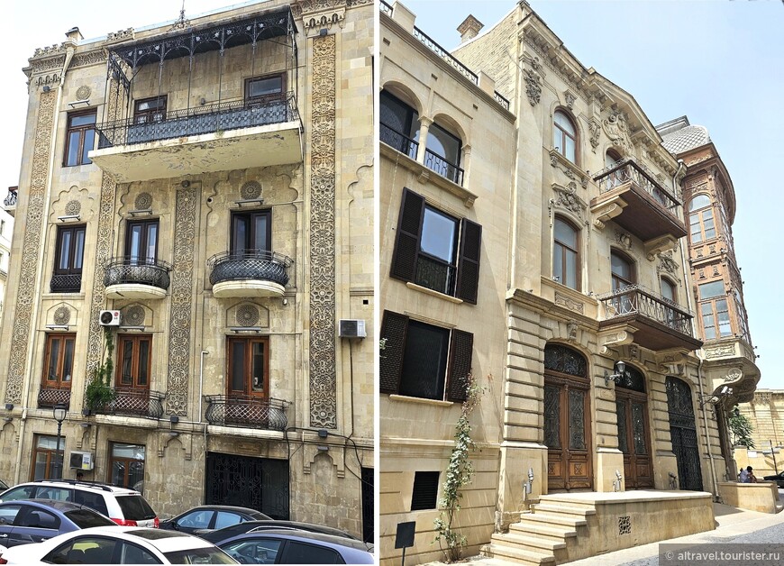 На улицах Баку: здания, построенные на рубеже 20-го века.