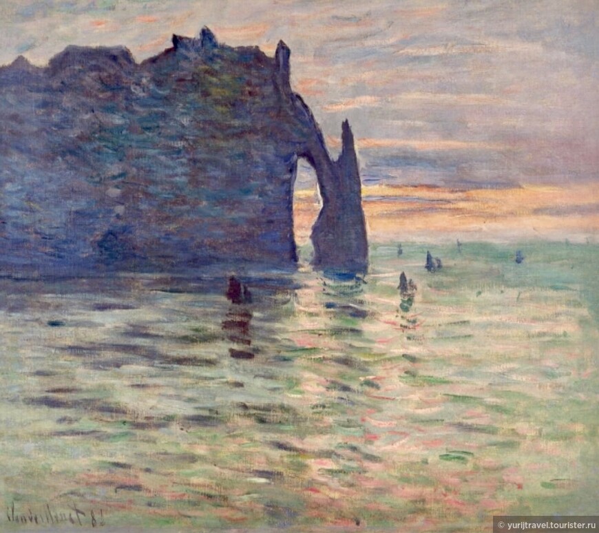 Клод Моне, «Скалы Этрета», 1883 г. 