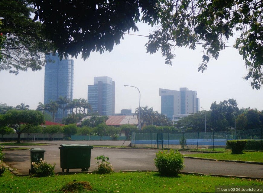 Парковая зона вокруг здания администрации города