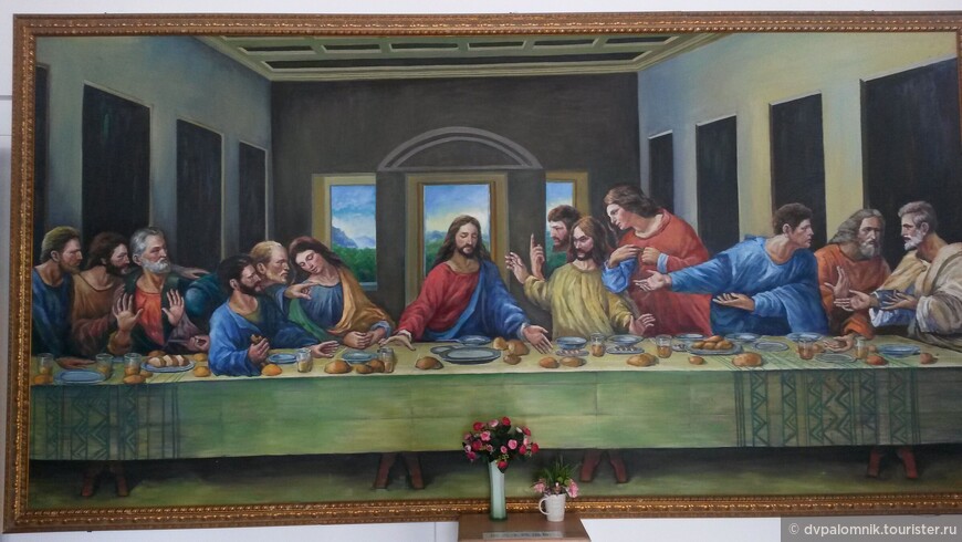 Тайная вечеря у католиков на стене 