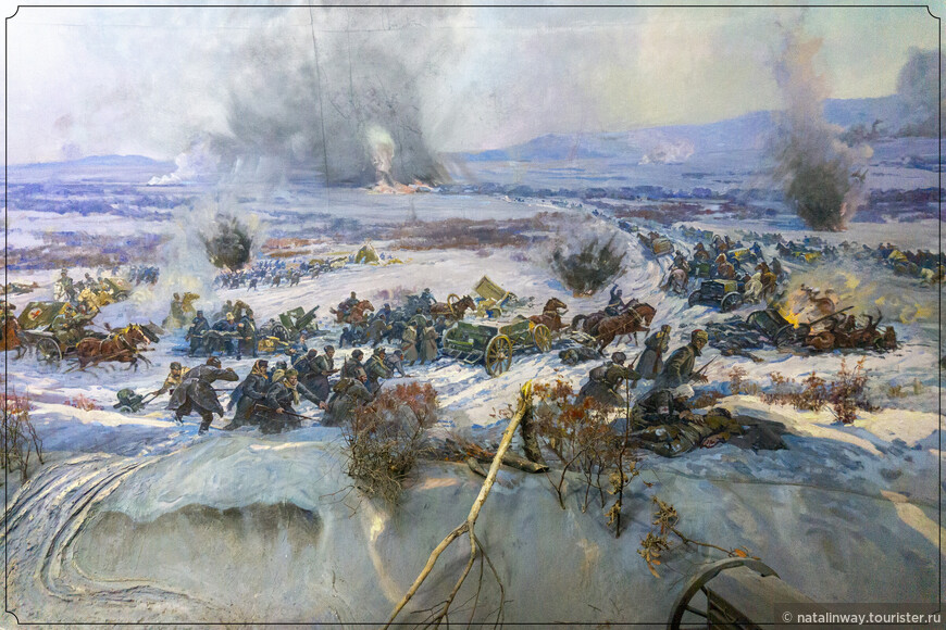 фрагмент панорамы «Волочаевская битва»
