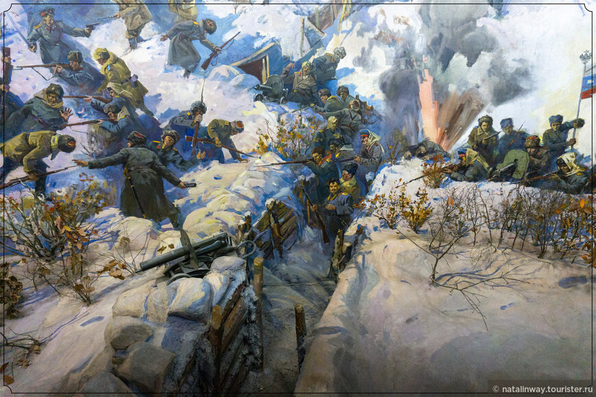 фрагмент панорамы «Волочаевская битва»