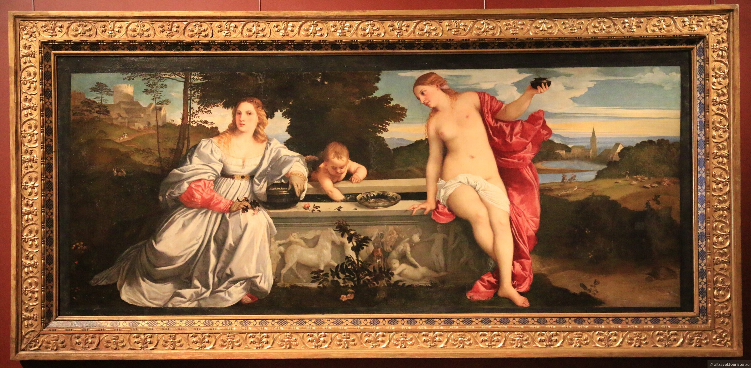 Любовь эпоху возрождения. Тициан любовь земная и любовь Небесная. Тициан Вечеллио любовь земная и Небесная. Тициан «любовь Небесная и земная» (1515—1516 гг.).. Картина Тициана любовь земная и Небесная.