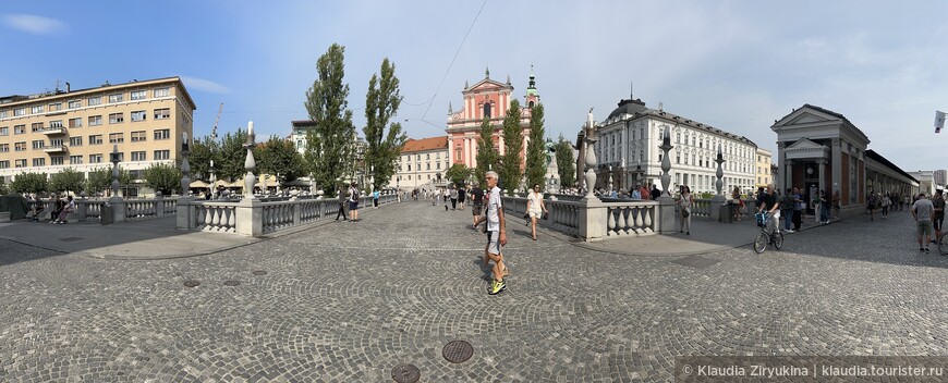 Люблянские драконы, мосты, церкви, дворцы и площади