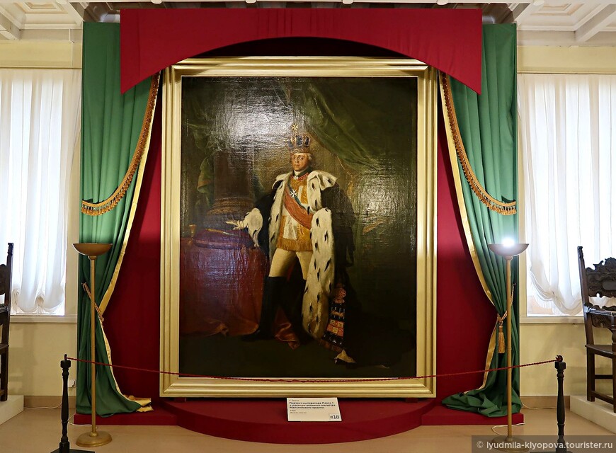 С. Тончи. Портрет императора Павла I в одеянии великого магистра Мальтийского ордена. 1801