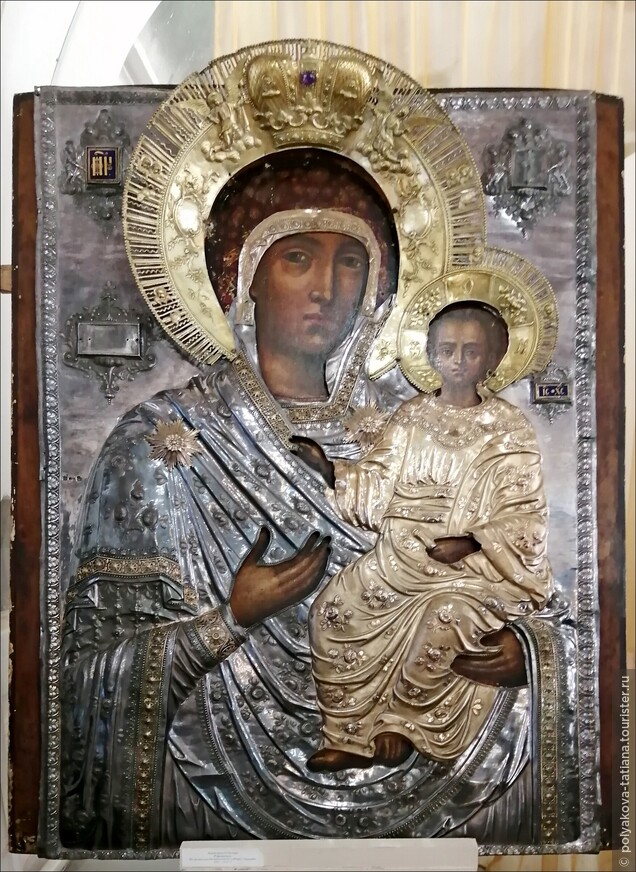 Икона Божией матери Смоленская Из иконостасаВоскресенского собора г. Чердынь 1820-1824 гг