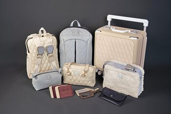 Emirates выпустила чемоданы и сумки из переработанных элементов салонов самолётов