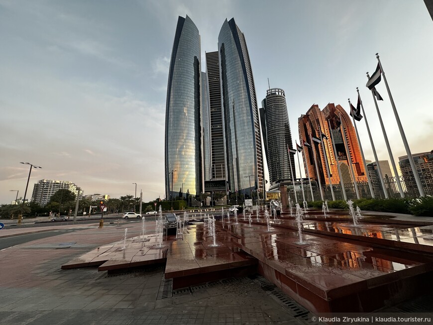 Смотровая площадка на башне Этихад в арабской столице
