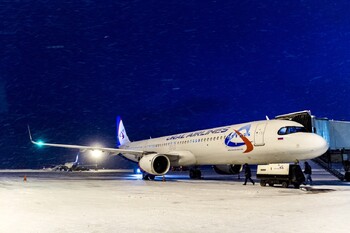 Снегопад нарушил авиасообщение в Екатеринбурге