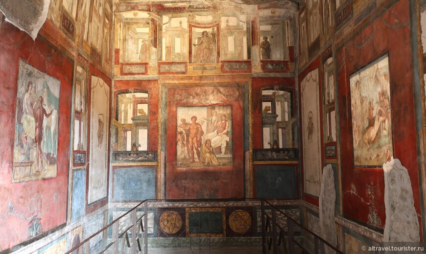 Сохранившиеся в Помпеях росписи.
