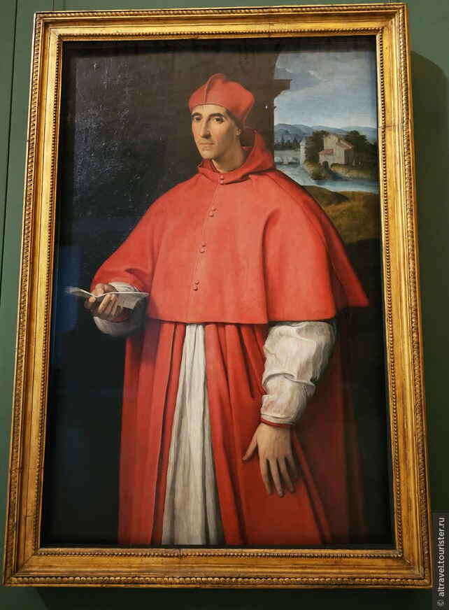 Рафаэль. Портрет кардинала Алессандро Фарнезе, будущего папы Павла III. 1509-1511.