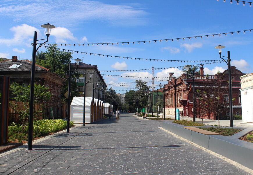 Пешеходный бульвар Тюмени — улица Дзержинского