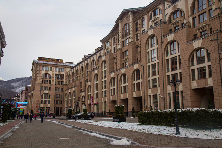 Красная Поляна предлагает отели и комплексы апартаментов 