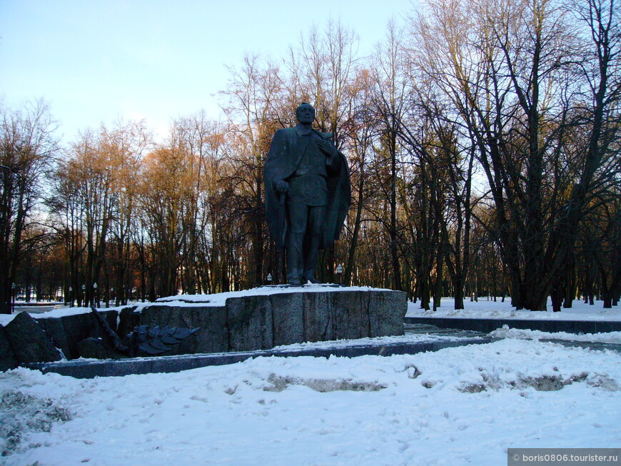 Посещение Заславля и Минска в зимний день