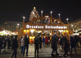 Рождественские базары в Дрездене. Часть I: Штрицельмаркт (Striezelmarkt)