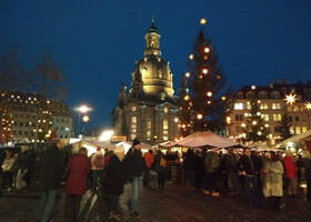 Рождественские базары в Дрездене. Часть III: Базары у Фрауэнкирхе