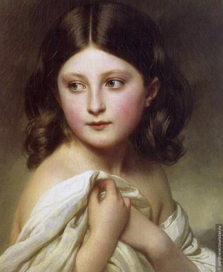 Франц Ксавьер Винтерхальтер - «Девочка, называемая принцессой
Шарлоттой», 1864 г.